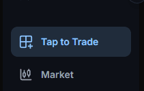 Tap to Trade Menu